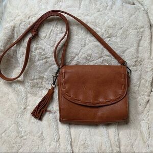 Mystique | Brown | Faux Leather | Crossbody purse